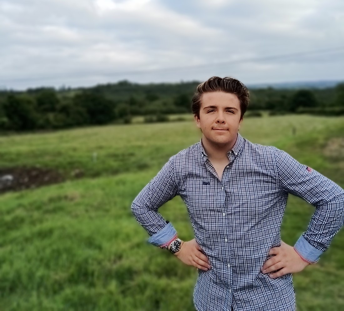 Conor Burns, founder of Duck Walk Digital, in the Irish countryside